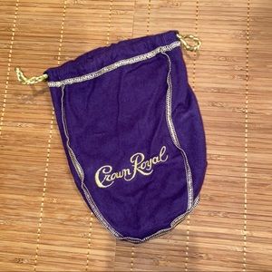 6 Small Crown Royal Drawstring Bags